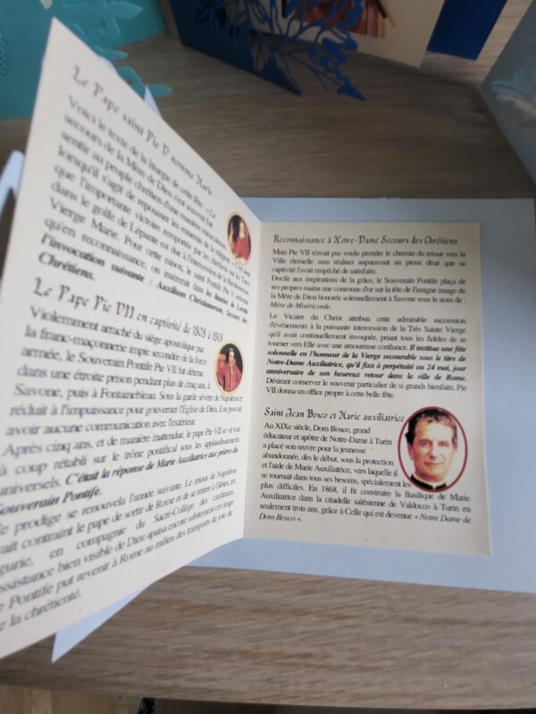Carte de découverte du mois de Mai - Notre-Dame secours des chrétiens, le 24 mai – Image 3