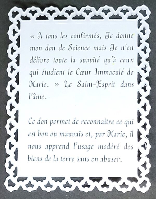 Image canivet : 7 dons du Saint-Esprit, la Science – Image 2