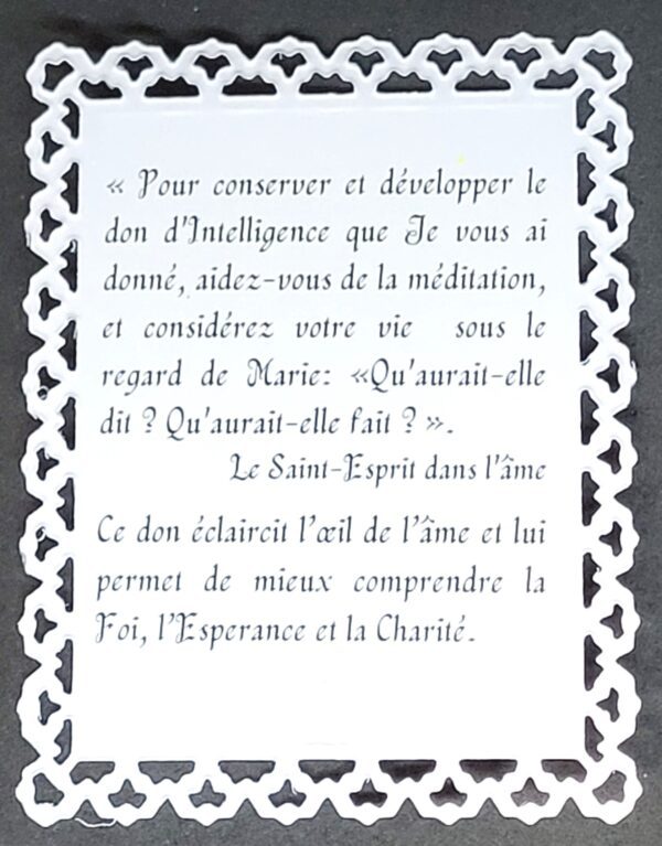 Image canivet : 7 dons du Saint-Esprit, l'Intelligence – Image 2