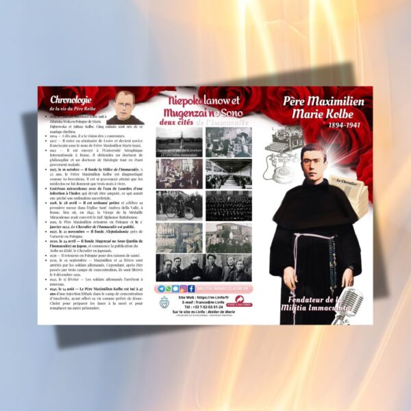 Père Maximilien Marie Kolbe, fondateur de la Militia Immaculatæ - N°17