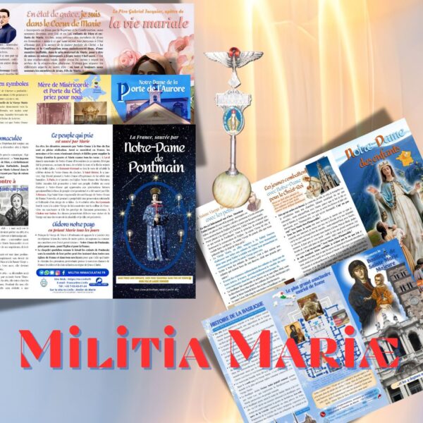 Dépliants pour la Militia Mariæ